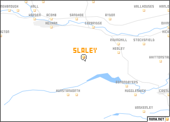 map of Slaley