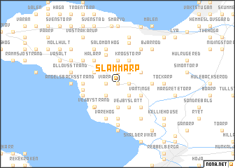 map of Slammarp