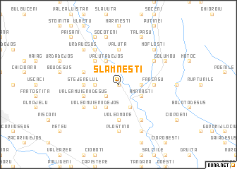 map of Slămneşti