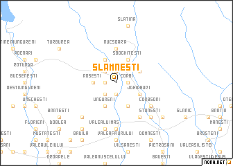 map of Slămneşti