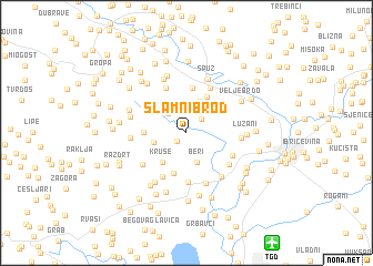 map of Slamni Brod