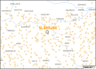 map of Slamnjak