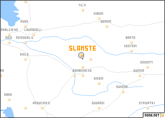 map of Slamste