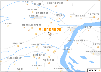 map of Slana Bara