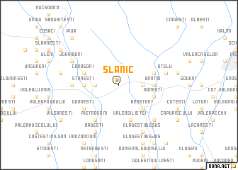 map of Slănic