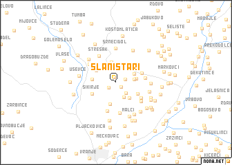 map of Slaništari