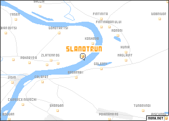 map of Slanotrŭn