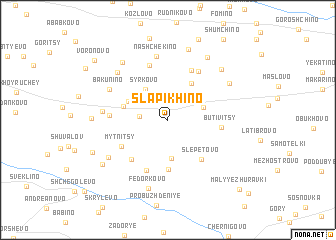 map of Slapikhino