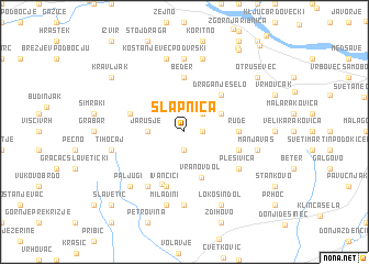 map of Slapnica