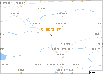 map of Slapsiles