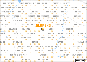 map of Slapsko