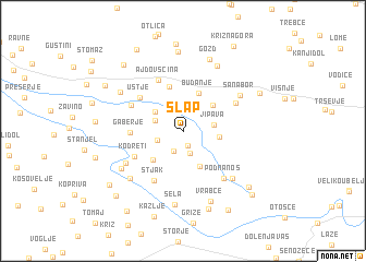 map of Slap