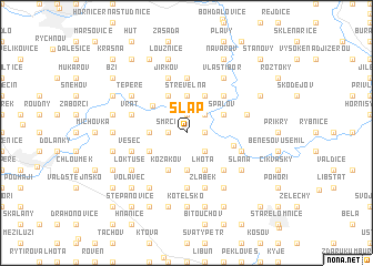 map of Slap