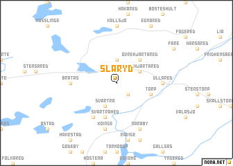 map of Släryd