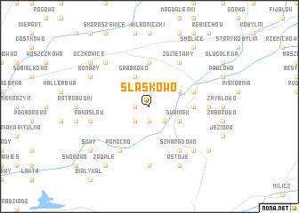 map of Śląskowo