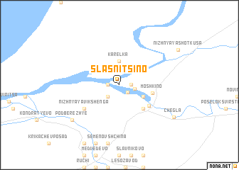 map of Slasnitsino