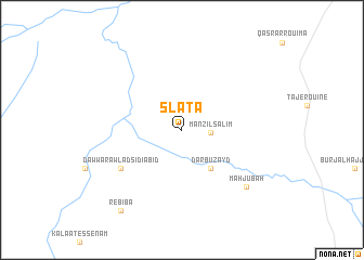 map of Slata