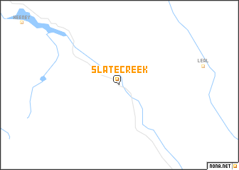 map of Slate Creek