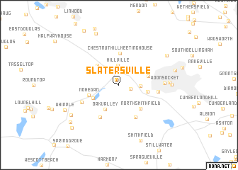 map of Slatersville