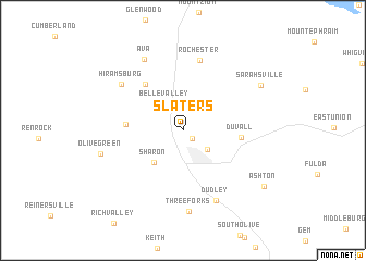 map of Slaters