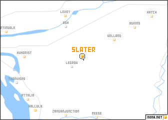 map of Slater