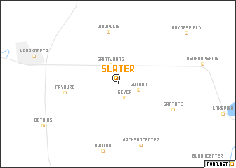 map of Slater