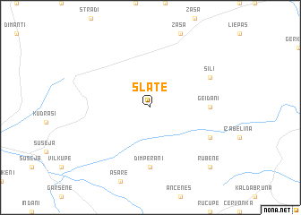 map of Slāte