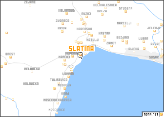 map of (( Slatina ))