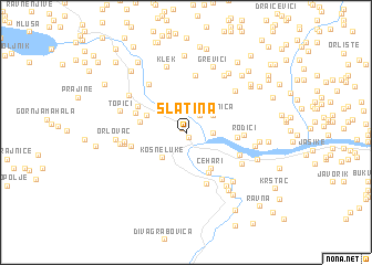 map of Slatina