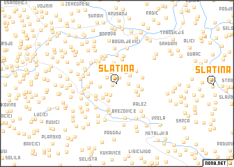 map of Slatina