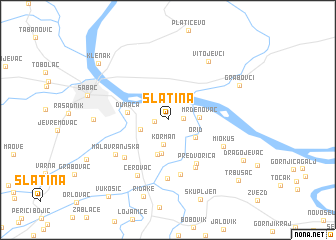 map of Slatina