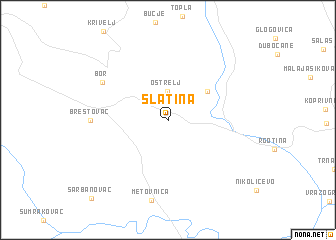 map of Slatina