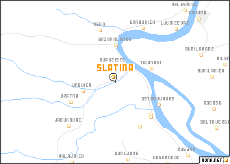 map of Slatina