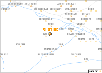 map of Slatina