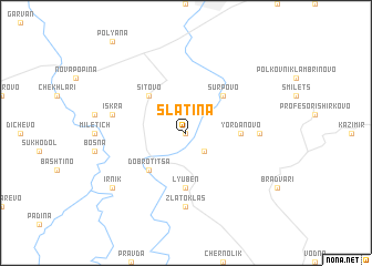 map of Slatina