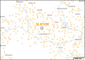 map of Slatine