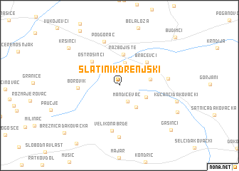 map of Slatinik Drenjski