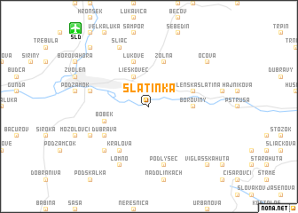 map of Slatinka