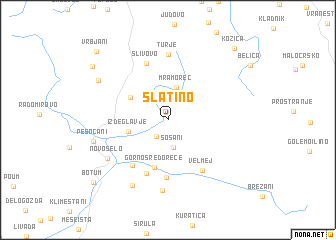 map of Slatino