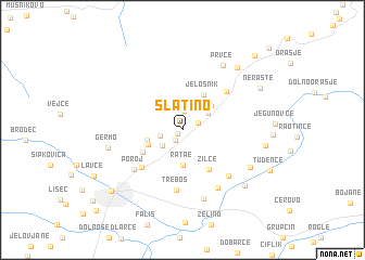 map of Slatino