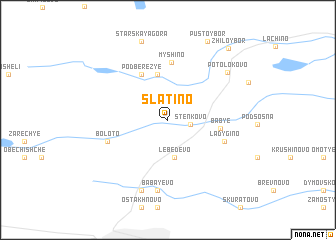 map of Slatino