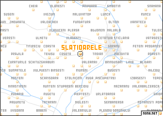 map of Slătioarele