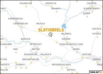 map of Slătioarele