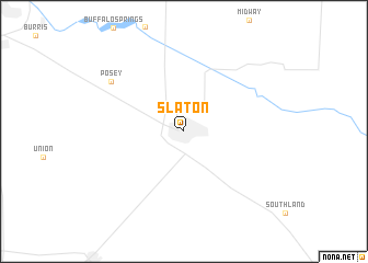 map of Slaton