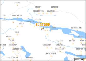 map of Slatorp