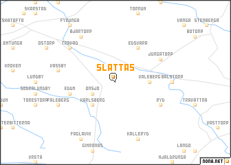 map of Slättås