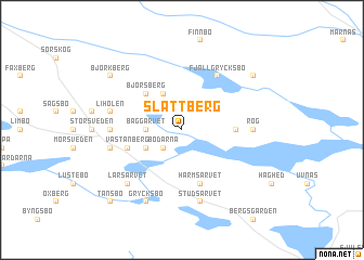 map of Slättberg