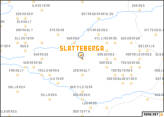 map of Slätteberga