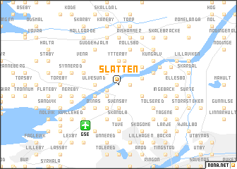 map of Slätten