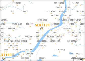 map of Slätten
